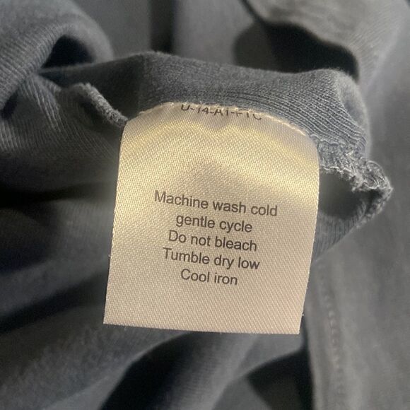 Blue Pronto Uomo Knit Henley Men’s Shirt Size Large - Picture 4 of 6